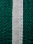 Green W/ White Stripe Belt - 6th (Roku) Kyu